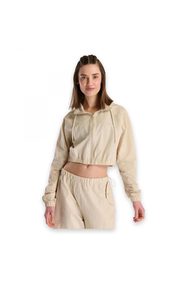 New Balance Wnj1523 Nb Lifestyle Women Jacket Bej Kadın Ceket - Image 1