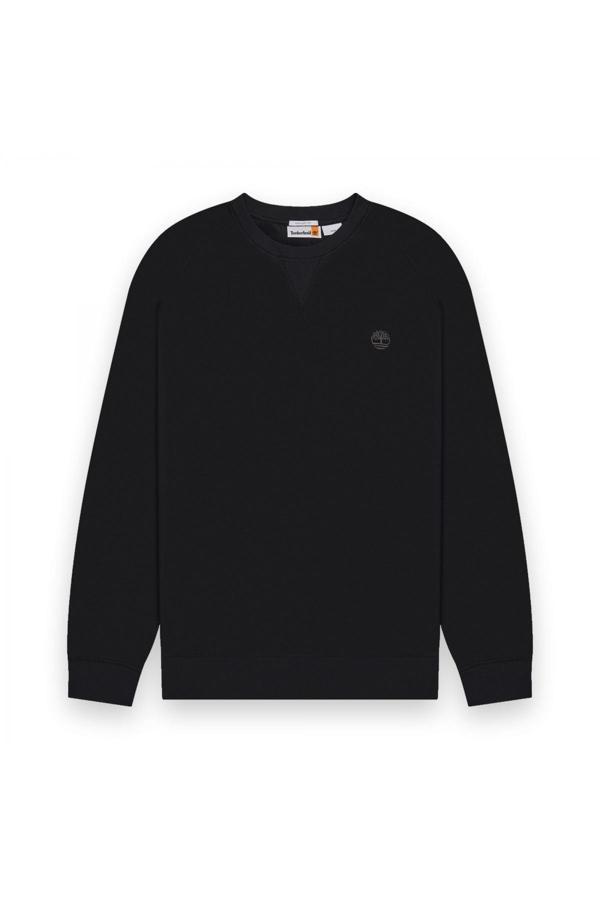 Timberland Tb0A2Bnk Ls Exeter River Basic Brushed Siyah Erkek Sweatshirt - Image 1