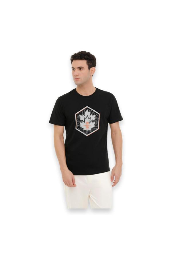 Lumberjack 4M Ml Wood 11Urb343-067 4Fx Siyah Erkek T-Shirt - Image 1