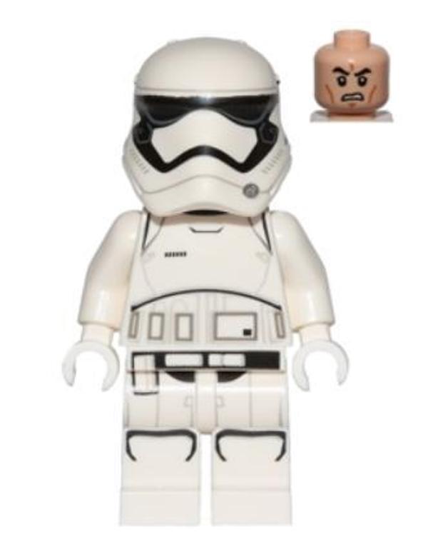 Lego Minifigür Star Wars First Order Stormtrooper (Rounded Mouth Pattern) sw0667 - Image 1