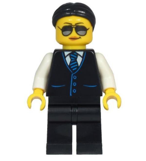 Lego Minifigür Limousine Driver Female cty1212 - Image 1
