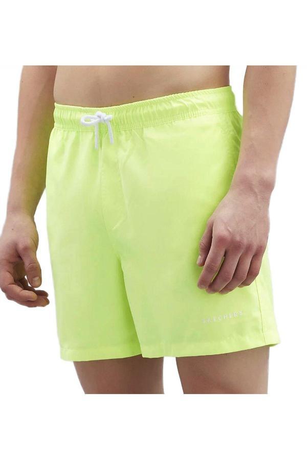 Skechers Swimwear M 5 Inch Swimshort Erkek Neon Green Deniz Şortu - Image 1