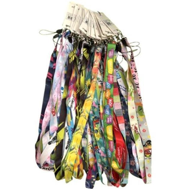 Sarff Desenli Telefon Askı İpi Metal Kancalı Yaka Karti İpi Karışık - 2 adet - Image 1