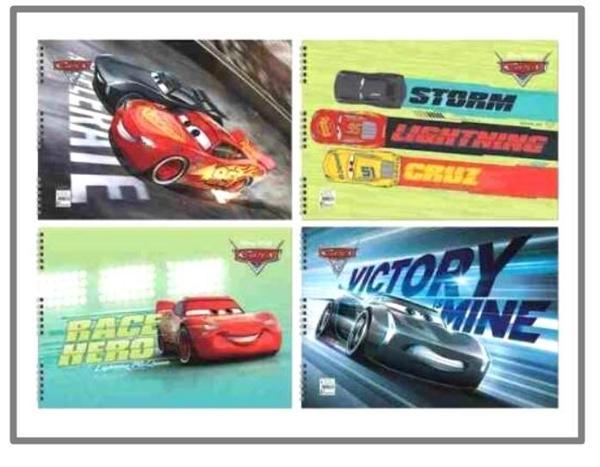 Cars Resim Defteri 25X35 15 Yaprak Spiralli Lisanslı - 3 adet - Image 1