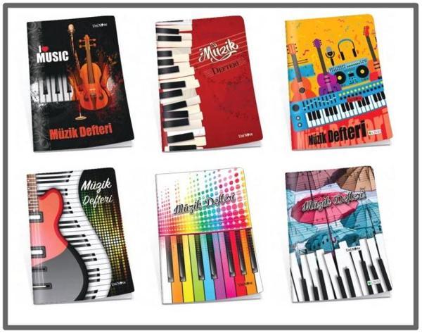 Çınar Jazz 30 Yaprak A4 Müzik Defteri Pp Kapak - 2 adet - Image 1