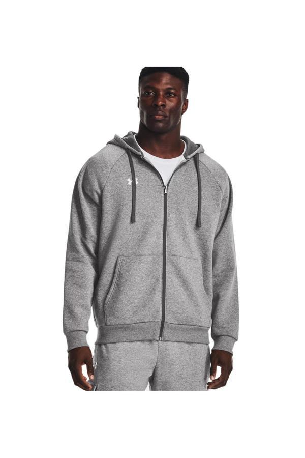 Under Armour 1379767 Ua Rival Fleece Fz Hoodie Gri Erkek Ceket - Image 1
