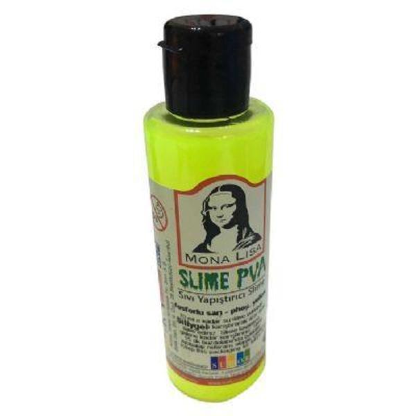 Südor Mona Lisa Slime sıvı Tutkalı 70 Ml Fosforlu Sarı - 5 adet - Image 1