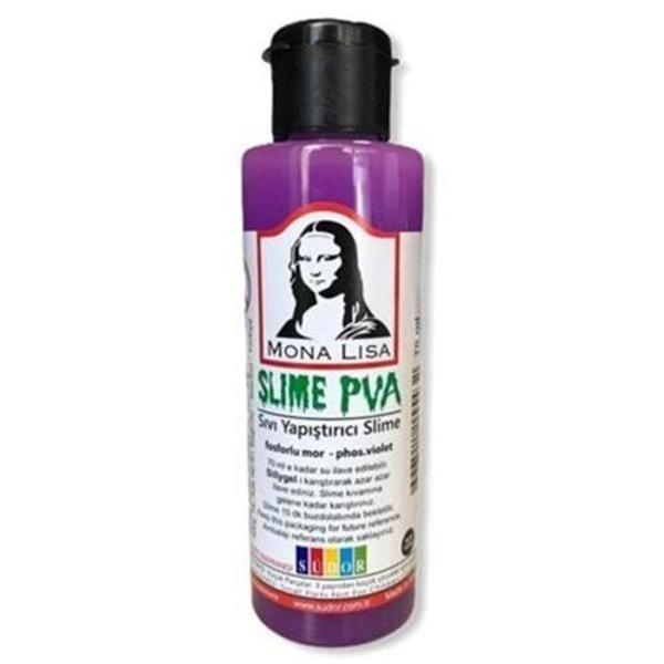 Südor Mona Lisa Slime Tutkalı 70 Ml Fosforlu Mor 5 adet - Image 1