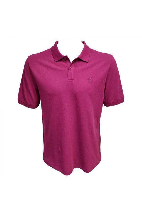 Lumberjack Ct953 101079283 Basic Polo Mor Erkek T-Shirt - Image 1
