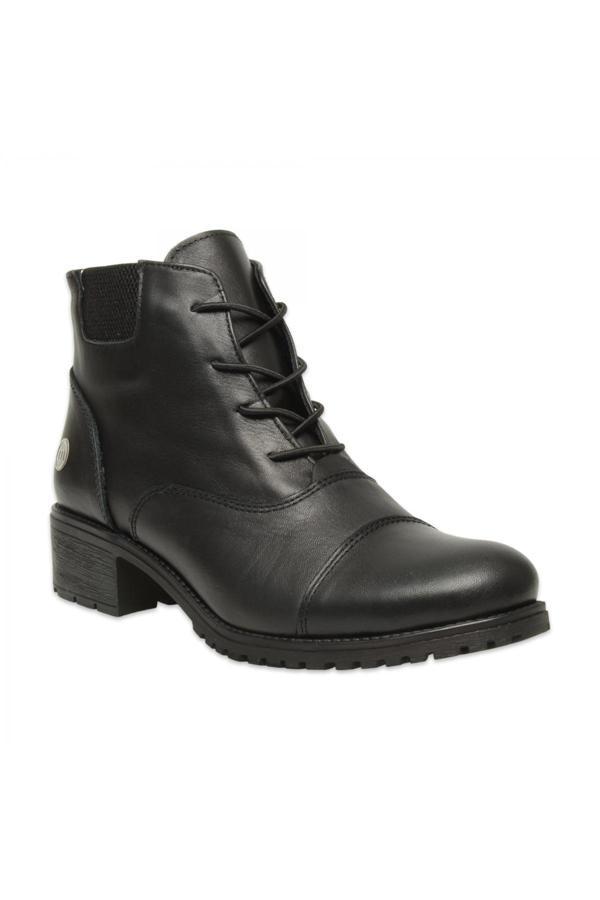 Mammamia D25Kb-1645 Günlük Topuklu Siyah Kadın Bot - Image 1