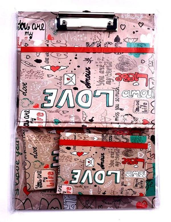 Tigra Sekreterlik Defter Seti 4Lü Bej Love - Image 1