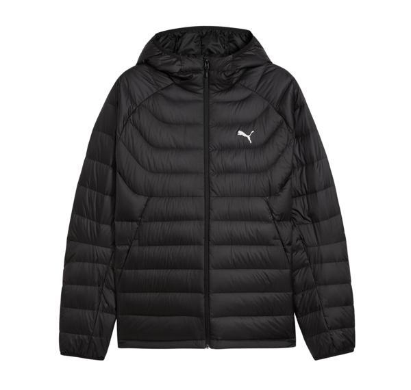 685221-01 Puma Packlite Hooded Down Jacket Erkek Mont Siyah - Image 1
