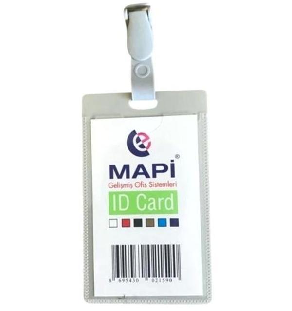 Mapi Kart Poşeti Klipsli Diket 54X89Mm Krem - 6 adet - Image 1