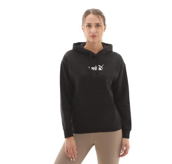 688079-01 Puma Ess Nature 2.0 Hoodie Kadın Sweatshirt Siyah - Image 1