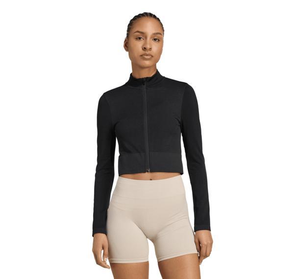 JX3900-K adidas We Knıt Jkt Kadın Sweatshirt Siyah - Image 1
