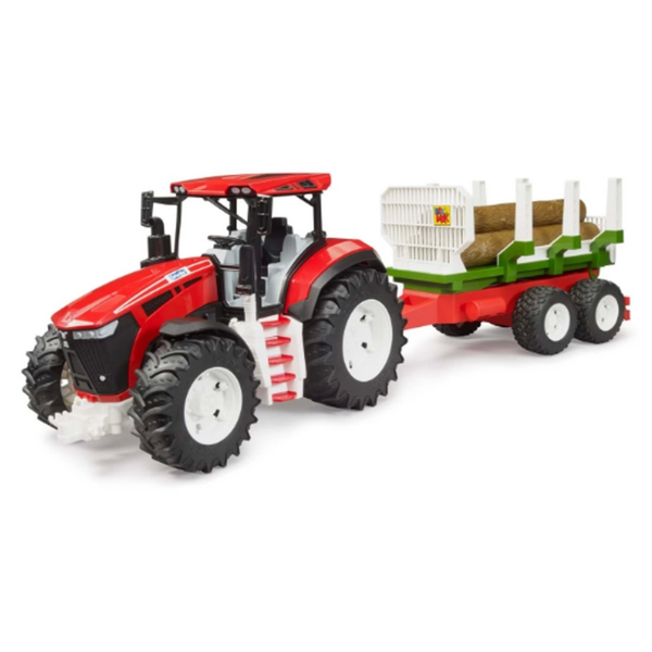 Nessiworld Bruder Kütük Taşıyan Römorklu Traktör 03453 - Image 1