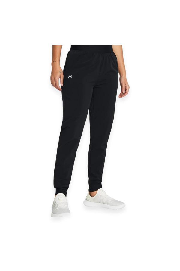 Under Armour 1382727 Sport High Rise Siyah Kadın Eşofman Altı - Image 1