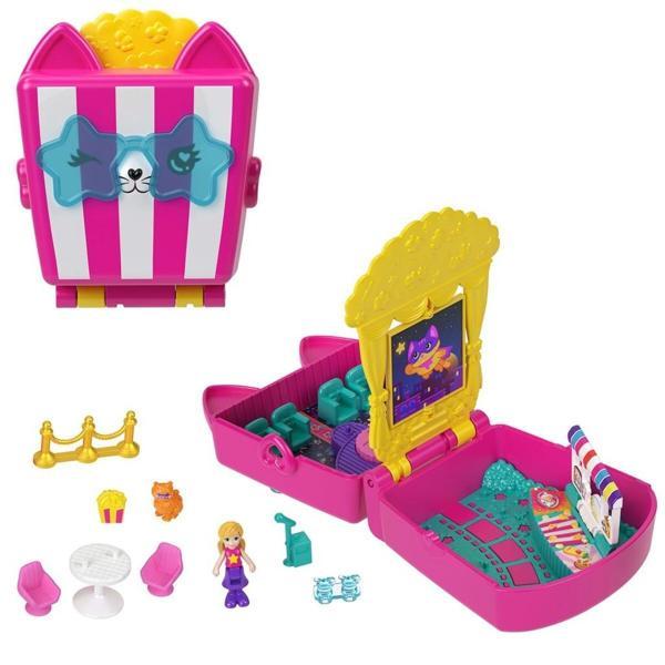 Nessiworld JFV01 Polly Pocket Kedicik Sineması Mini Oyun Seti - Image 1