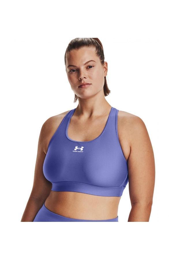 Under Armour 1373865 Ua Hg Armour Mid Padless Mavi Kadın Bra & Sporcu Sütyeni - Image 1