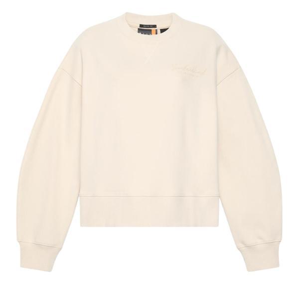 B0A41ZBEFL1-R Timberland Lush Comfort Crew Sweatshirt Kadın Bej - Image 1