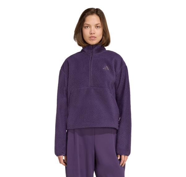 JV7137-K adidas W Ct Fleece Hz Kadın Sweatshirt Mor - Image 1