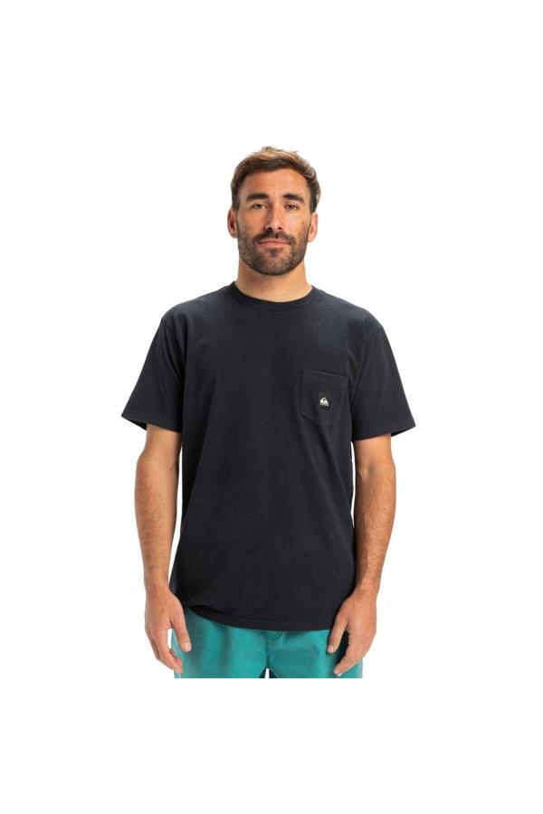 Quiksilver Salt Water Pocket Erkek Siyah Tişört Erkek T-Shırt Eqyzt08035 - Image 1