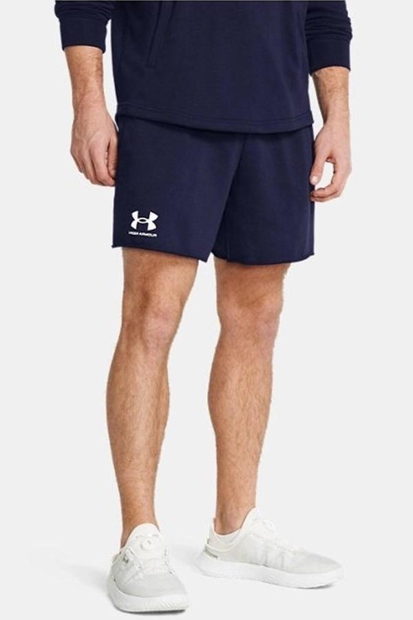 Under Armour Ua Rival Terry 6İn Erkek Şort 1382427-410 - Image 1