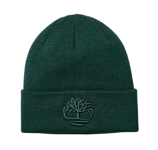 B0A65HP3171-R Timberland 3D Embroidery Beanie Erkek Yeşil - Image 1