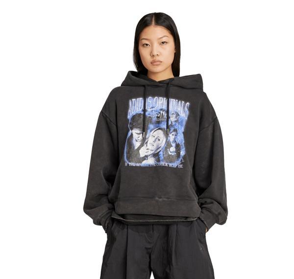 JW0155-K adidas Buffy Hoodıe Kadın Sweatshirt Siyah - Image 1