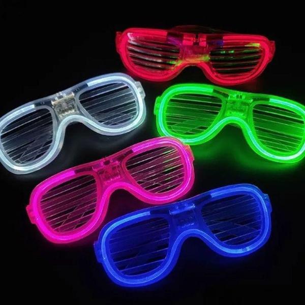Nessiworld Glow Model Led Işıklı Parti Gözlüğü 3 Modlu 5 Renk 5 Adet - Image 1