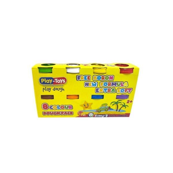 Nessiworld 1727 PLAY-TOYS 8X100 GR OYUN HAMURU - Image 1