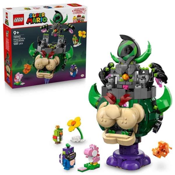 Nessiworld 72042 Lego Super Mario - Prince Florian ve Castle Bowser 1251 parça +9 yaş - Image 1