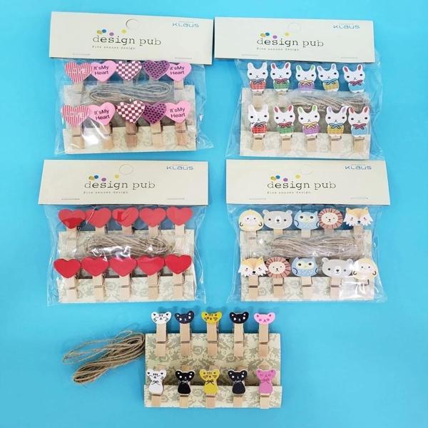 Ahşap Notluk İpli Mandal - Image 1