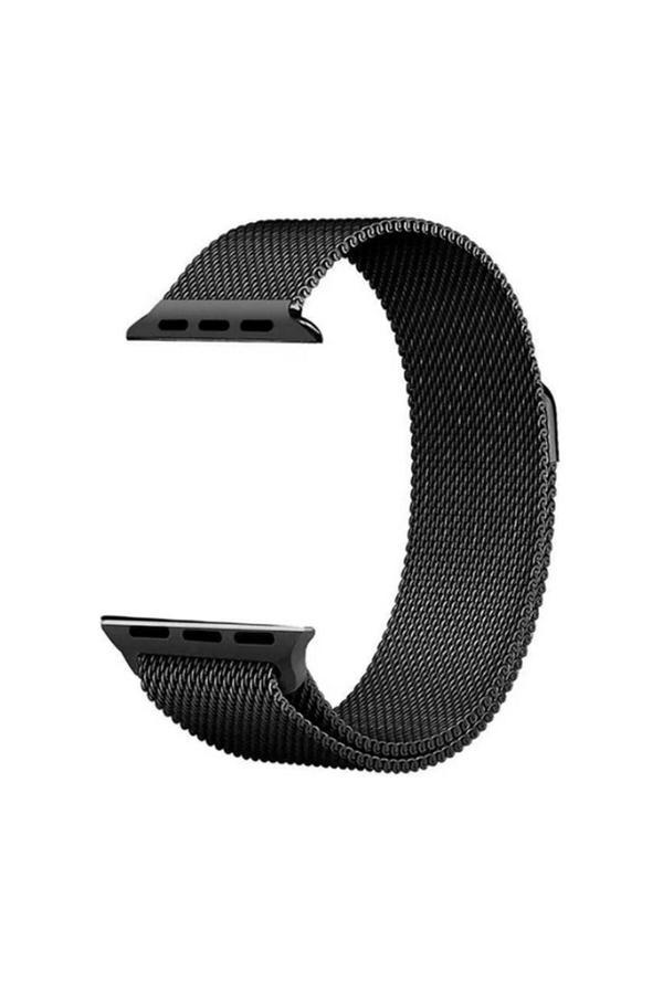 Watch 1 2 3 4 5 6 7 Se 42 Mm/44 Mm/45 Mm Uyumlu Hasır Örgü Metal Milano Kordon Kayış - Image 1