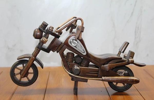Ahşap Harley Motor Orta Boy L - Image 1