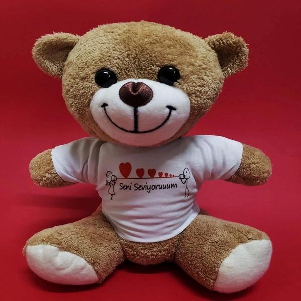 Seni Seviyorum Temalı Peluş Ayıcık - Image 1