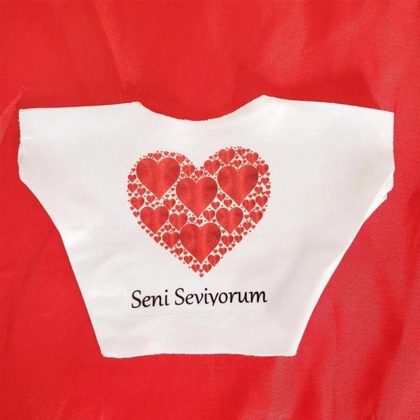 Seni Seviyorum Baskılı Tişört - Image 1