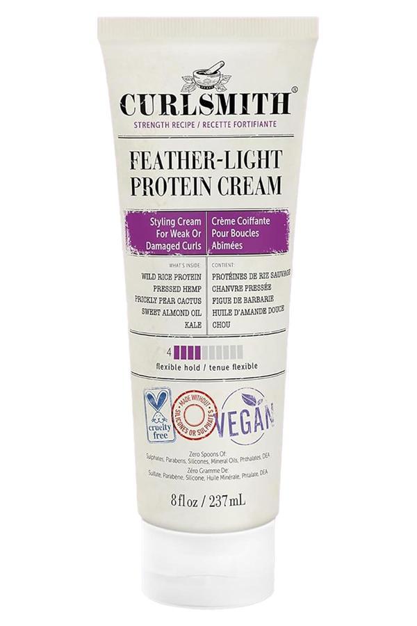 Curlsmith Feather-Light Proteinli Şekillendirici Saç Kremi 237ML - Image 1