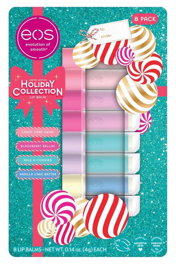 EOS Lip Balm Holiday Collection Dudak Balsamı Çeşit Paketi 8 Adet - Image 1