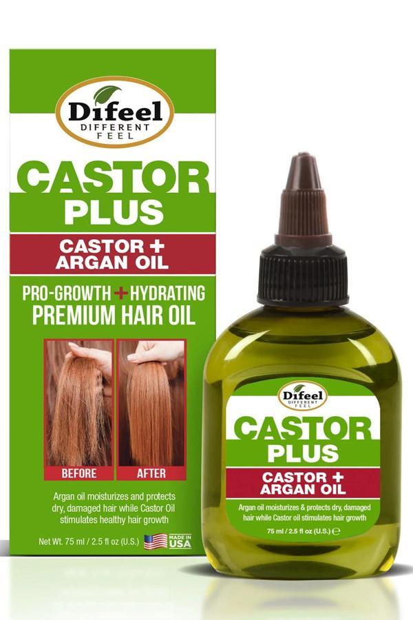 Difeel Castor + Argan Saç Bakım Yağı 75ML - Image 1