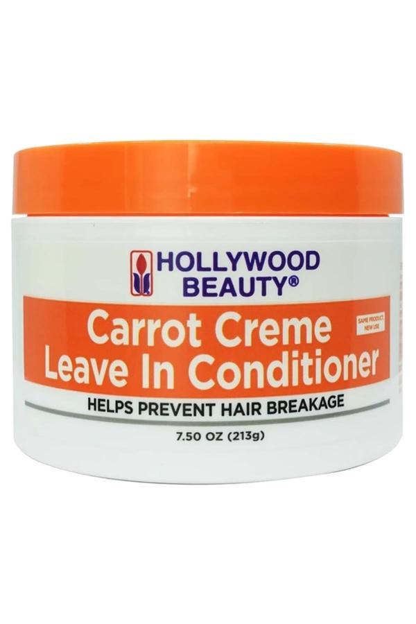 Hollywood Beauty Havuç Özlü Kırılma Karşıtı Durulanmayan Saç Kremi 213GR - Image 1