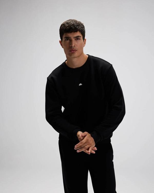 Ellesse EM556-BK Erkek Siyah Sweat - Image 1