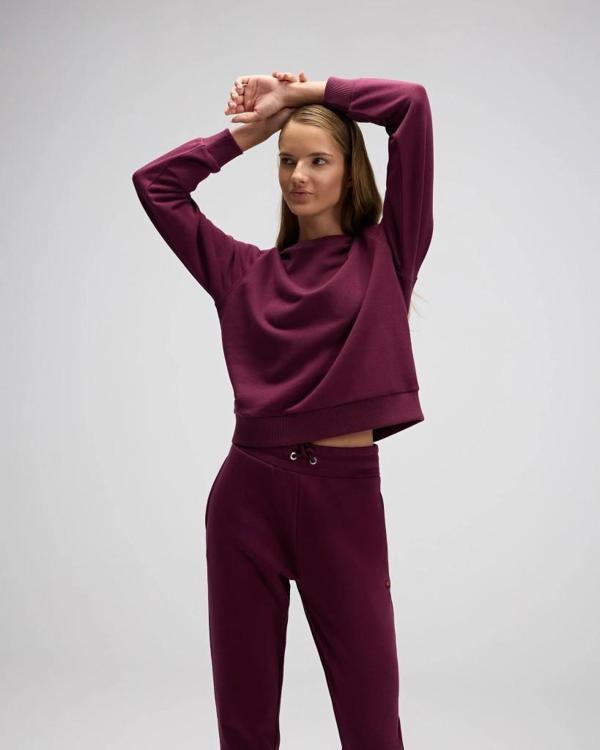Ellesse EF553-BRD Kadın Bordo Sweat - Image 1