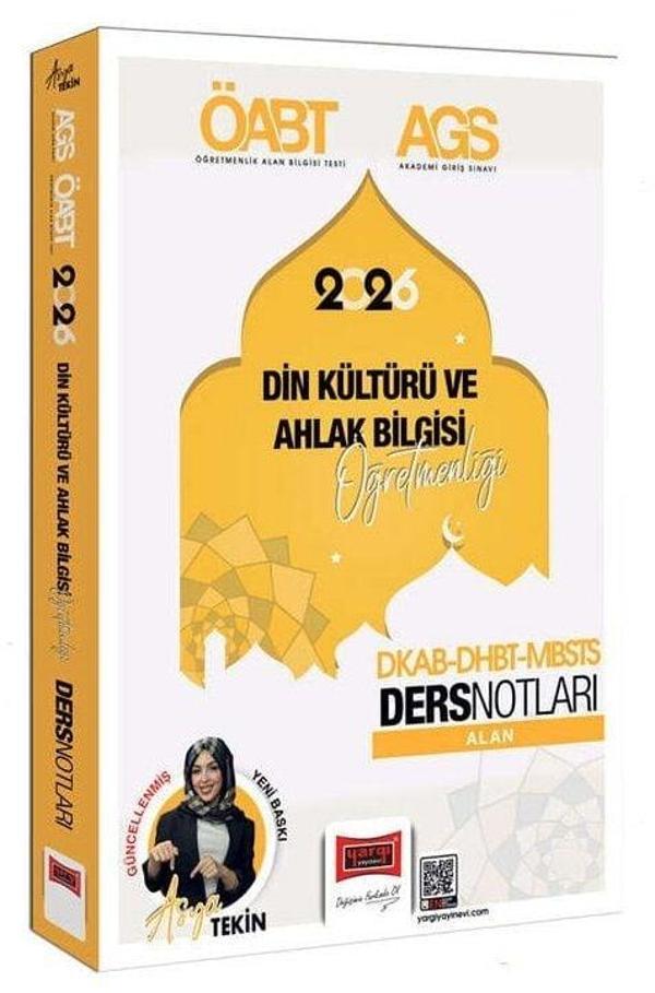Yargı 2026 ÖABT MEB-AGS DKAB DHBT MBSTS Din Kültürü ve Ahlak Bilgisi Alan Ders Notları - Yargı Yayınları - Image 1