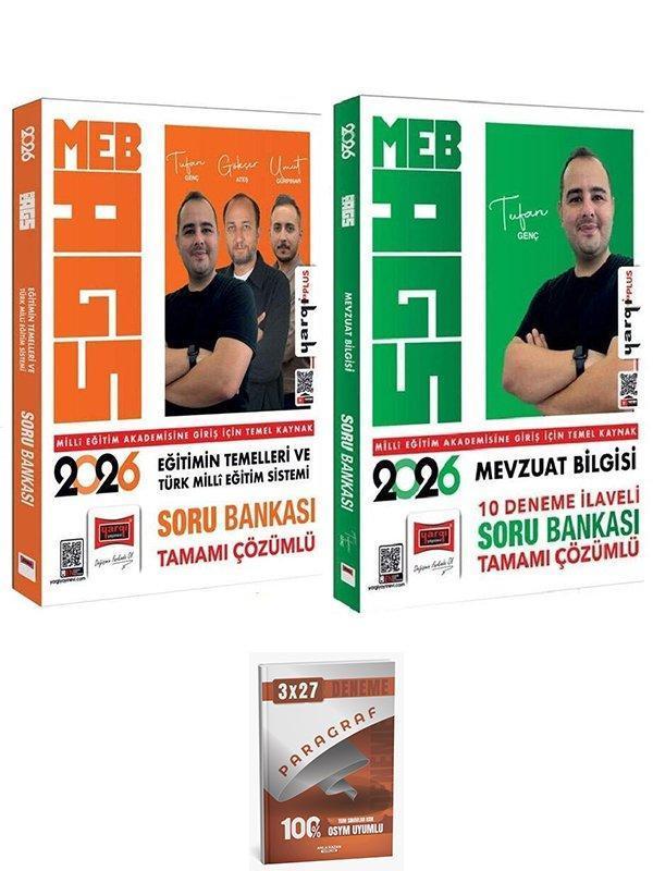 Yargı + Anla Kazan 2026 MEB-AGS Eğitimin Temelleri ve Türk Milli Eğitim Sistemi + Mevzuat Bilgisi Soru Bankası 2 lı Set - Yargı Yayınları - Image 1