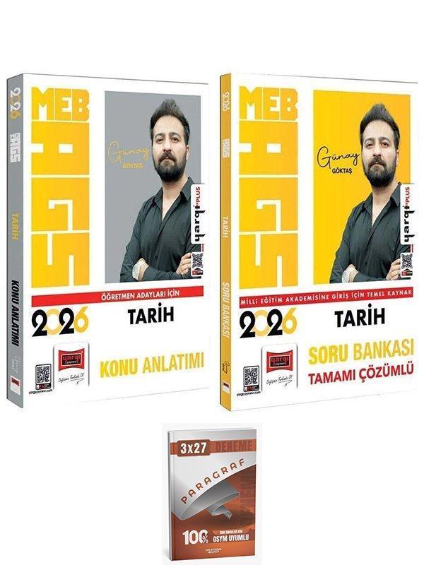 Yargı + Anla Kazan 2026 MEB-AGS Tarih Konu Anlatımı + Soru Bankası 2 li Set - Günay Göktaş Yargı Yayınları - Yargı Yayınları - Image 1