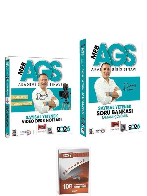 Yargı + Anla Kazan 2026 MEB-AGS Sayısal Yetenek Video Ders Notları + Soru Bankası 2 li Set - Yargı Yayınları - Image 1