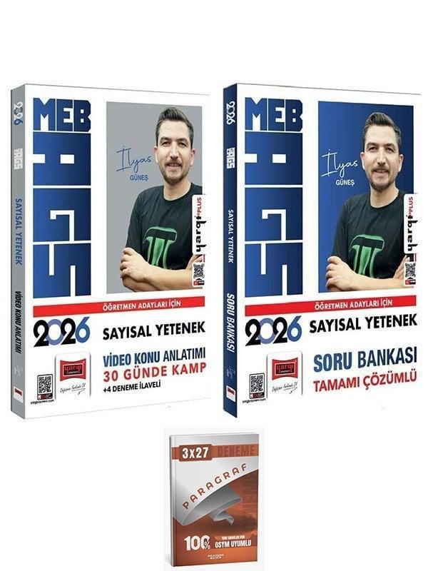 Yargı + Anla Kazan 2026 MEB-AGS Sayısal Yetenek 30 Günde Kamp Video Konu Anlatımı + Soru bankası 2 li Set - Yargı Yayınları - Image 1