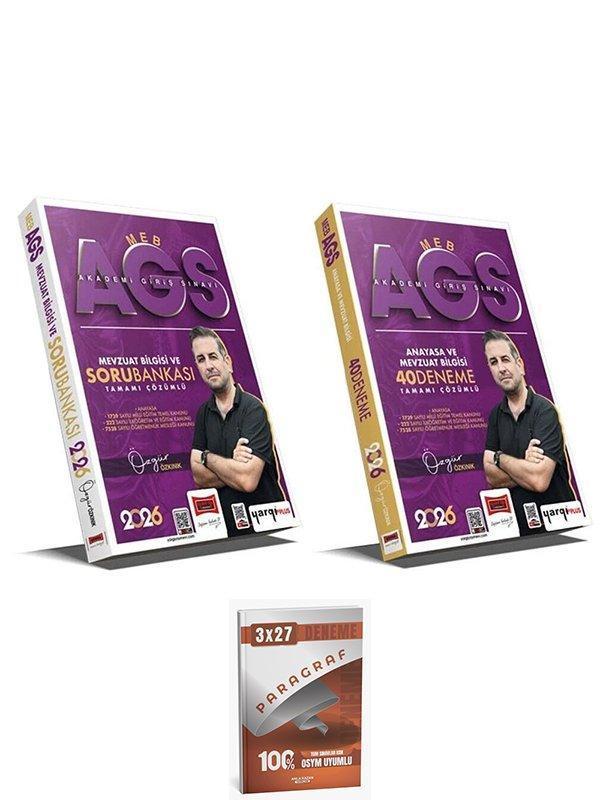 Yargı + Anla Kazan 2026 MEB-AGS Anayasa ve Mevzuat Bilgisi Soru Bankası + 40 Deneme 2 li Set - Yargı Yayınları - Image 1
