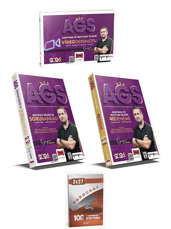 Yargı + Anla Kazan 2026 MEB-AGS Anayasa ve Mevzuat Bilgisi Video Ders Notu + Soru Bankası + 40 Deneme 3 lü Set - Yargı Yayınları - Image 1